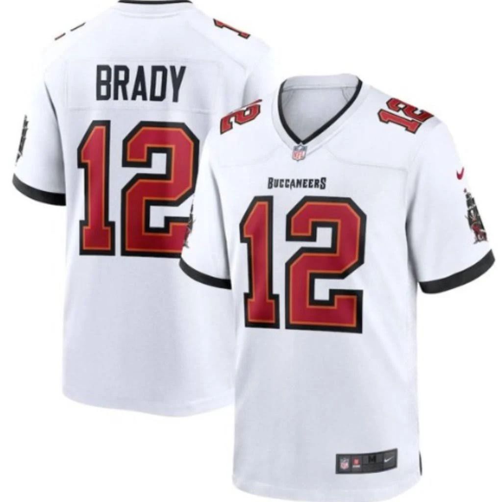 Men Tampa Bay Buccaneers #12 Tom Brady Nike White Game NFL Jersey